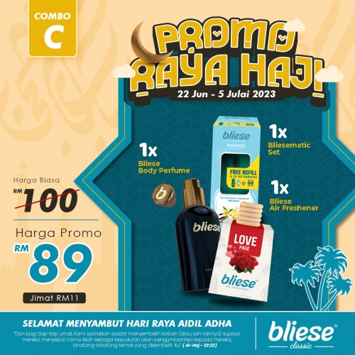 Promo Raya Haji (Combo C, Body Perfume & Air Freshener)
